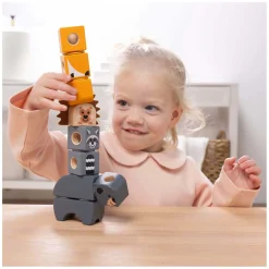 Melissa & Doug - Blockables Speelset Bosvriendjes - 16dlg.