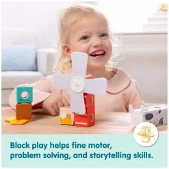 Melissa & Doug - Blockables Boerderijvriendjes Speelset - 16dlg.