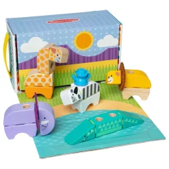 Melissa & Doug - Blockables Safari Speelset - 34dlg.