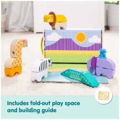 Melissa & Doug - Blockables Safari Speelset - 34dlg.