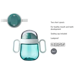 Mepal Antilekbeker 2.0 Mio 200 ml - Deep Turquoise