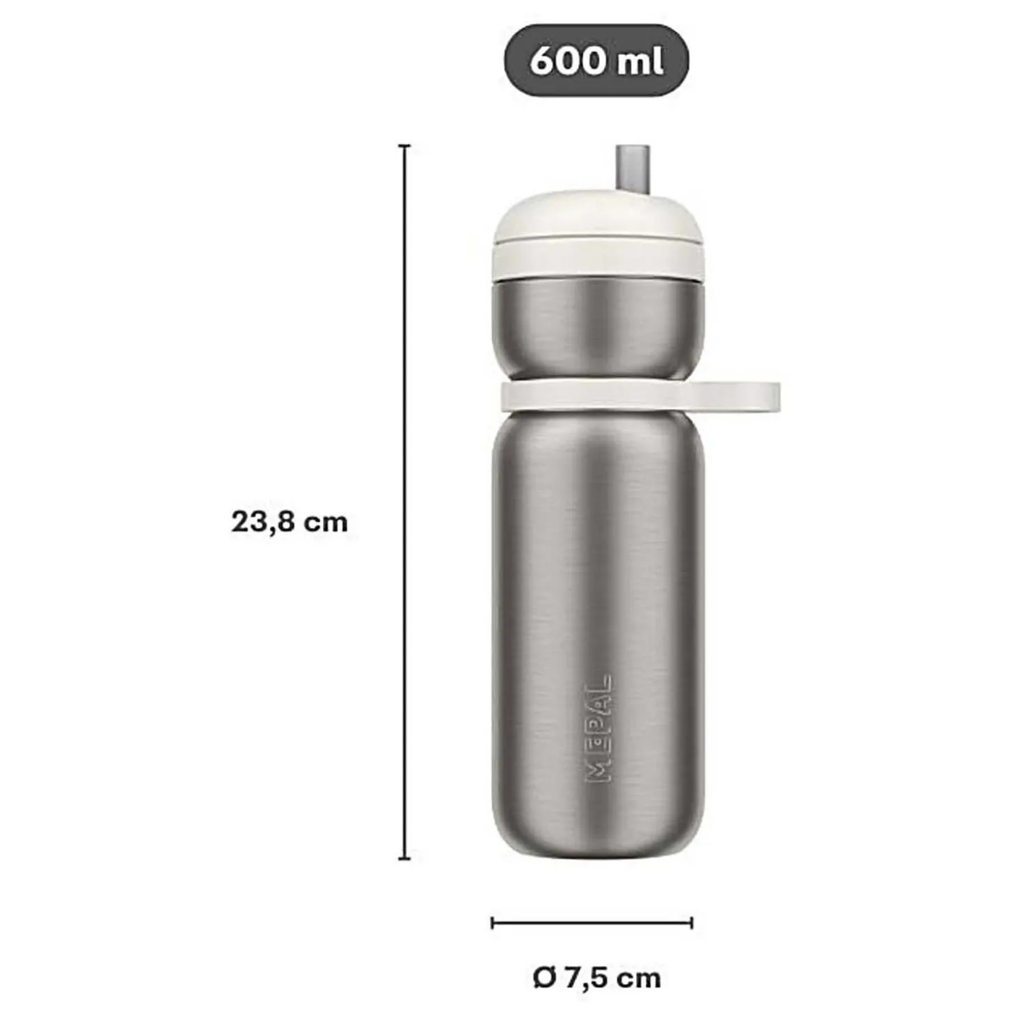 Mepal Isoleerfles Twist 600 ml - Moss green