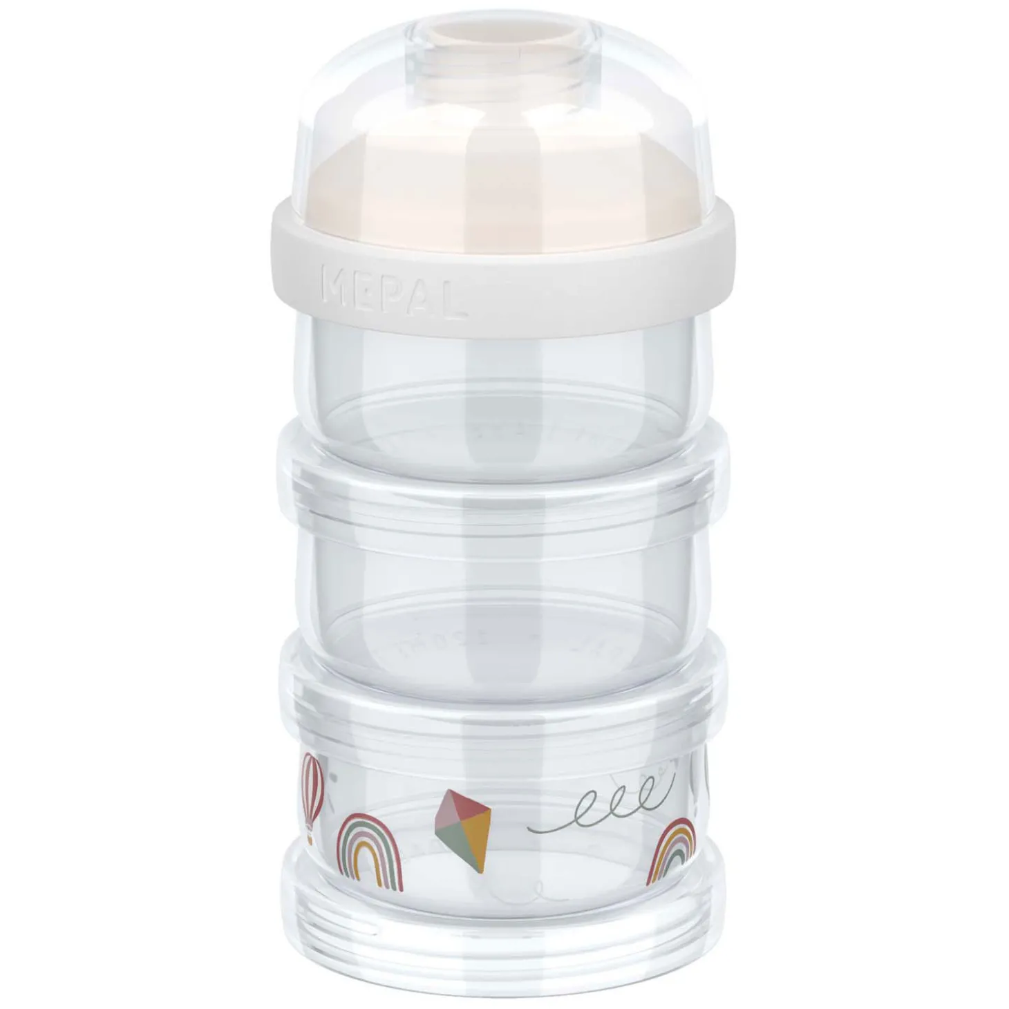 Mepal Melkpoedertoren Mio - Sunshine & Rainbow, 3dlg.