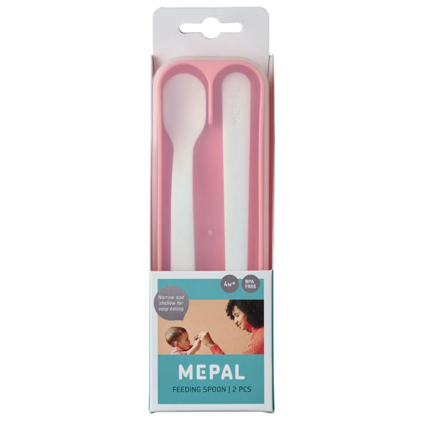 Mepal Mio Set Babylepels - Deep Pink, 2st.