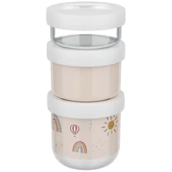 Mepal Snackbox Stack Mio - Sunshine & Rainbow, 3dlg