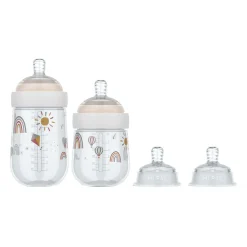 Mepal Starterset Babyflessen Mio - Sunshine & Rainbow - 4dlg.