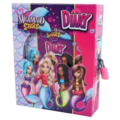 Mermaid Stars Dagboek met Bewaardoos en Slotje
