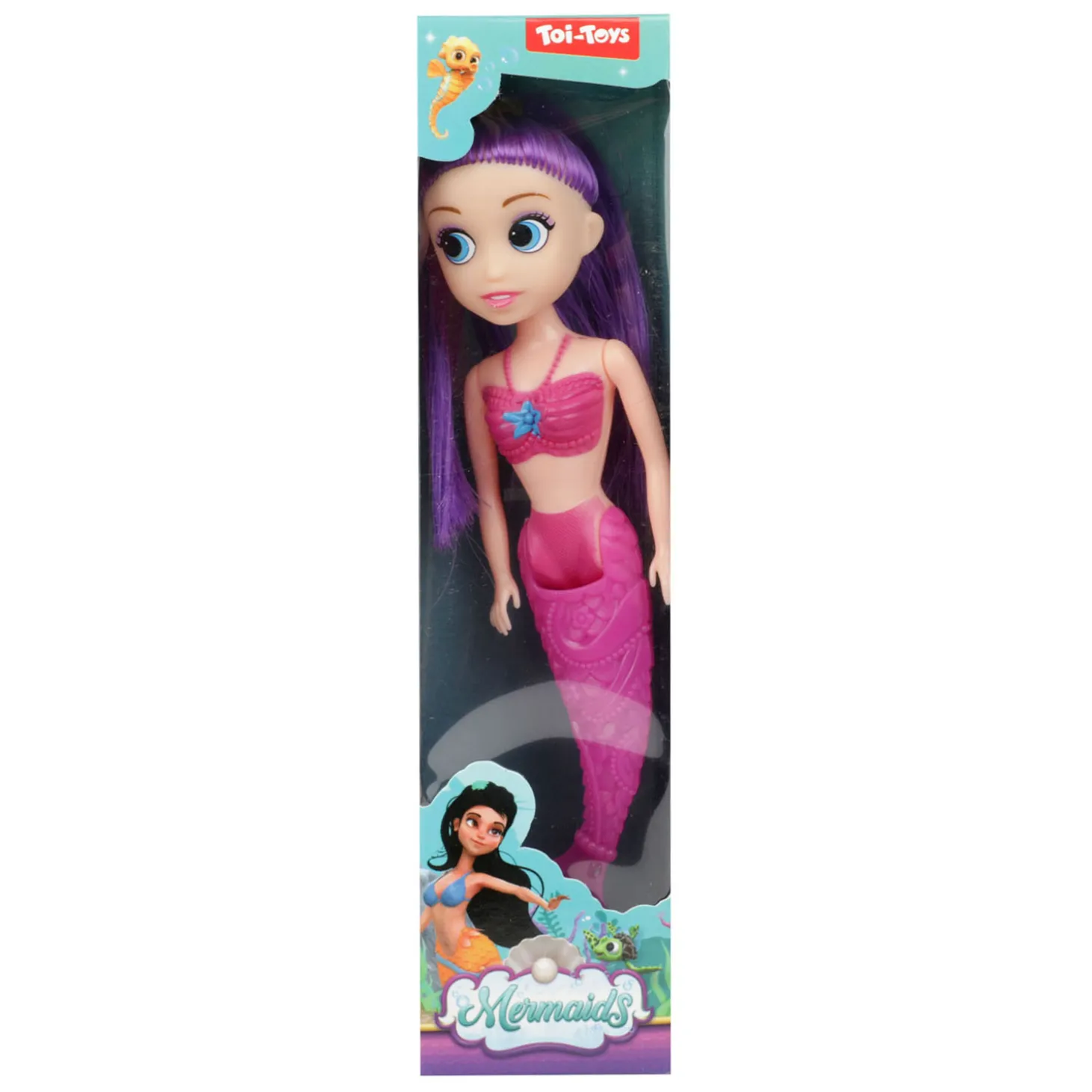 Mermaids Zeemeerminpop met Buigbare Staart, 18cm
