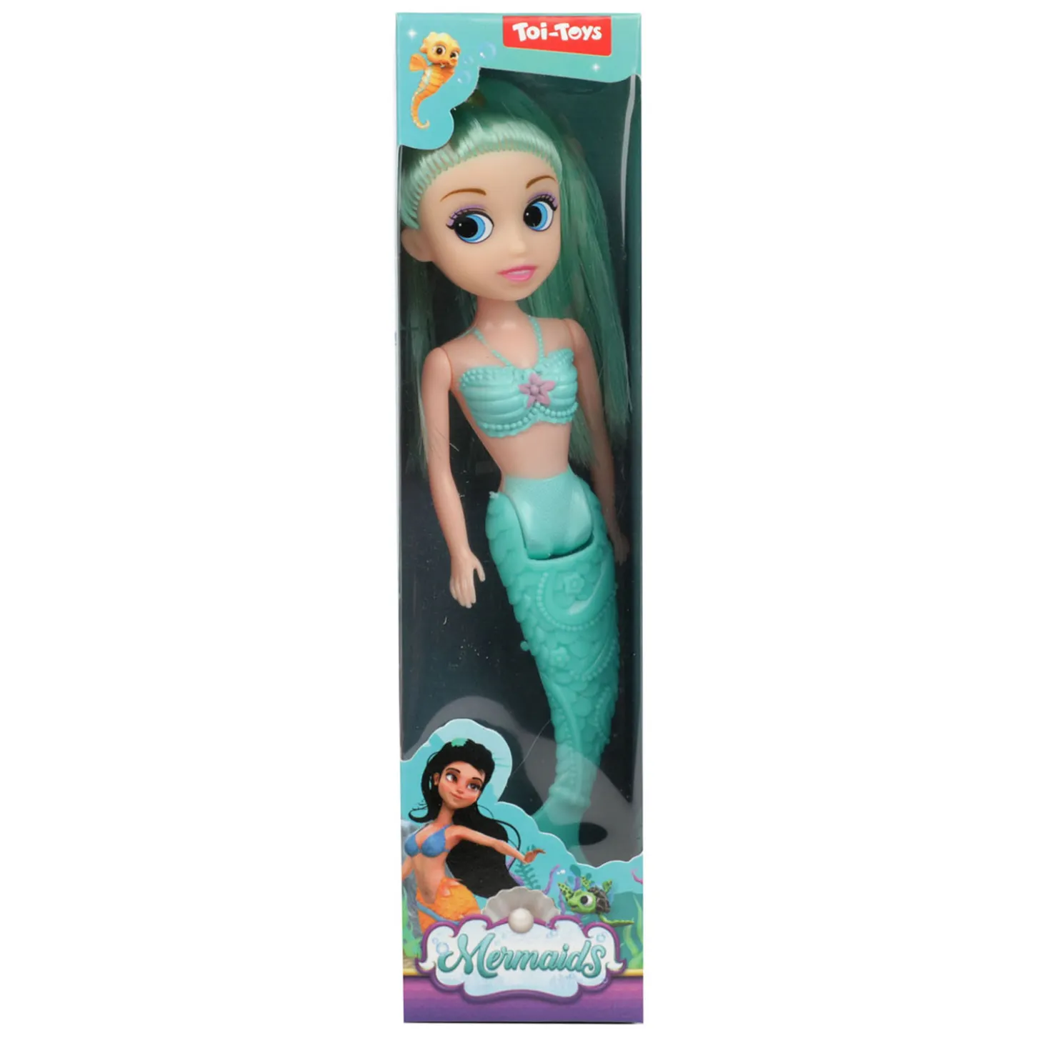 Mermaids Zeemeerminpop met Buigbare Staart, 18cm