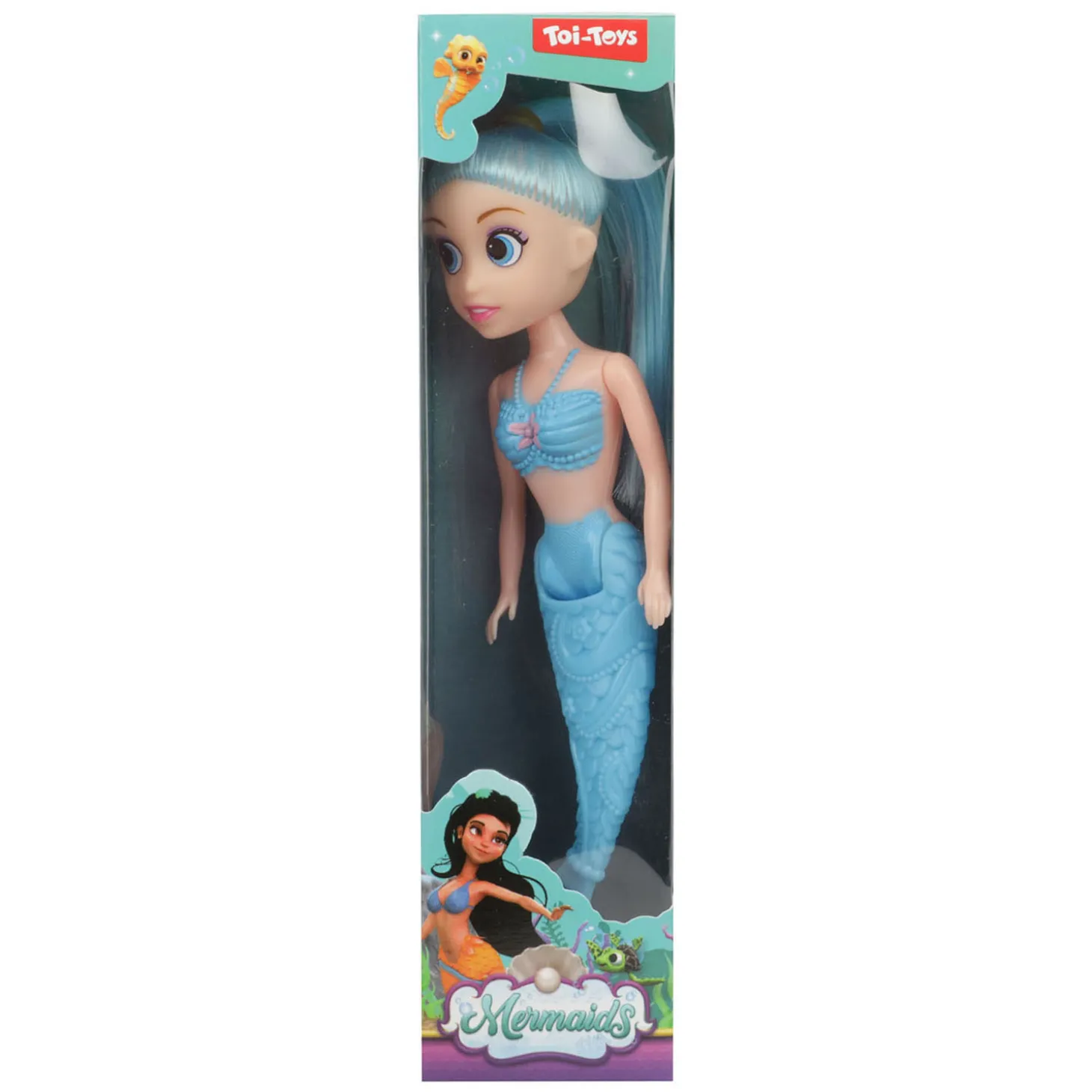 Mermaids Zeemeerminpop met Buigbare Staart, 18cm