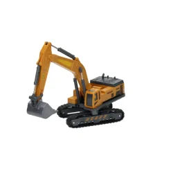 METAL Bouwvoertuig Graafmachine met rupsbanden, 1:55