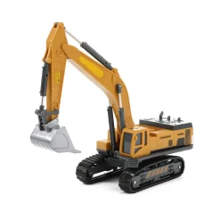 METAL Bouwvoertuig Graafmachine met rupsbanden, 1:55