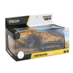 METAL Bouwvoertuig Graafmachine met rupsbanden, 1:55