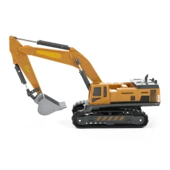 METAL Bouwvoertuig Graafmachine met rupsbanden, 1:55