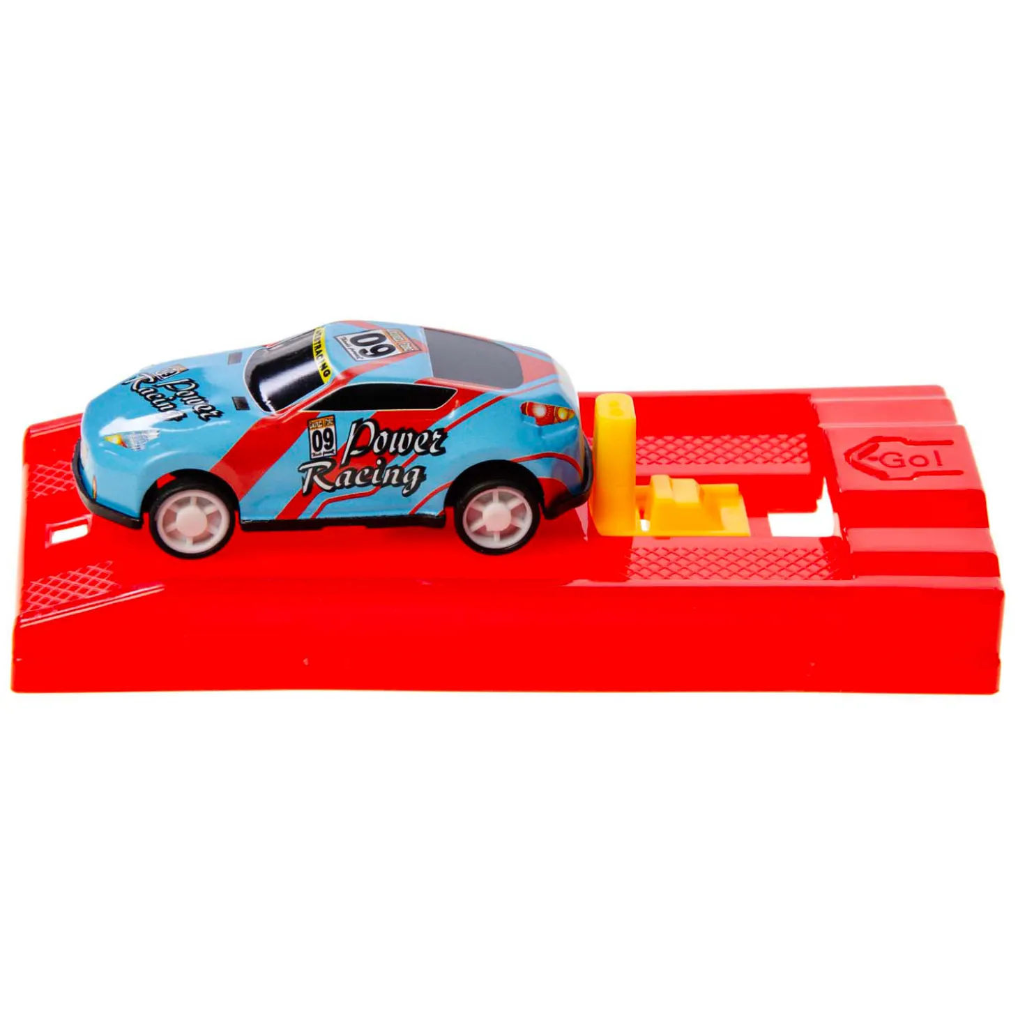 Metalen Auto met Afschiet Racebaan