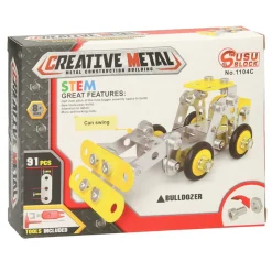 Metalen Bouwpakket Constructie Bulldozer