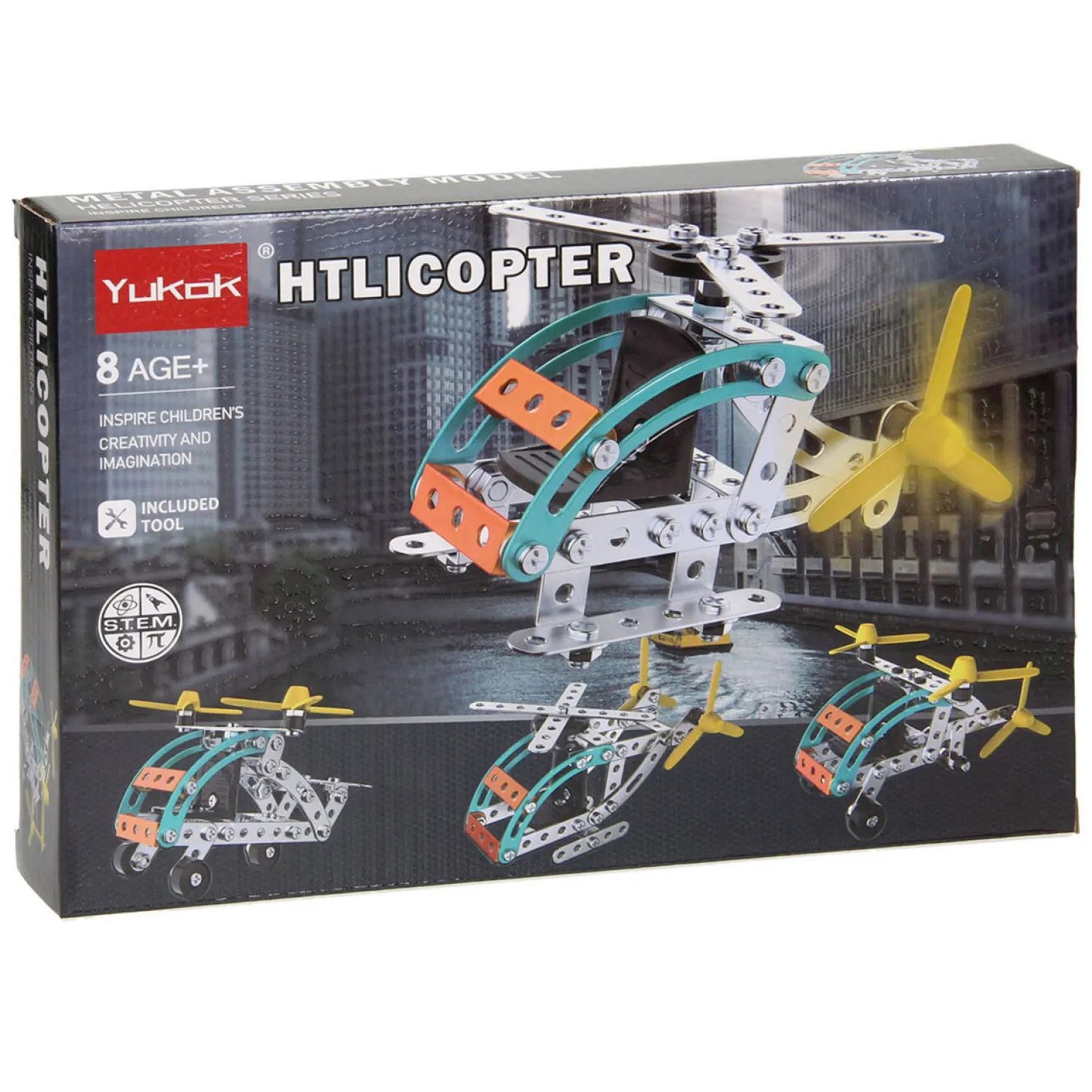 Metalen Bouwpakket Helikopter, 106dlg.