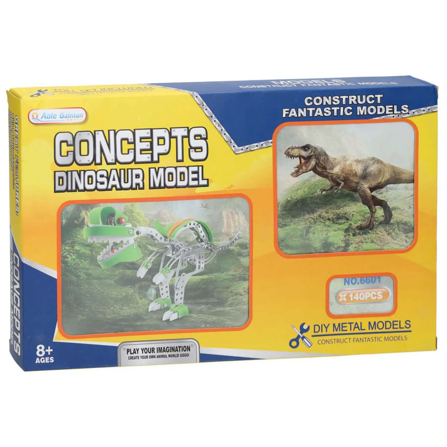 Metalen Bouwset Dino T-Rex