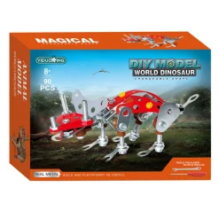 Metalen Constructieset Triceratops, 90dlg.