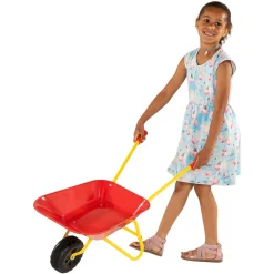 Metalen Kruiwagen Rood