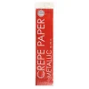 Metallic Crepepapier Rood, 50x150cm
