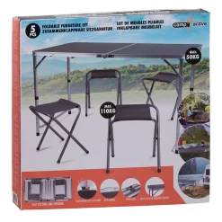 Meubelset Inklapbaar 120x60cm, 5dlg.