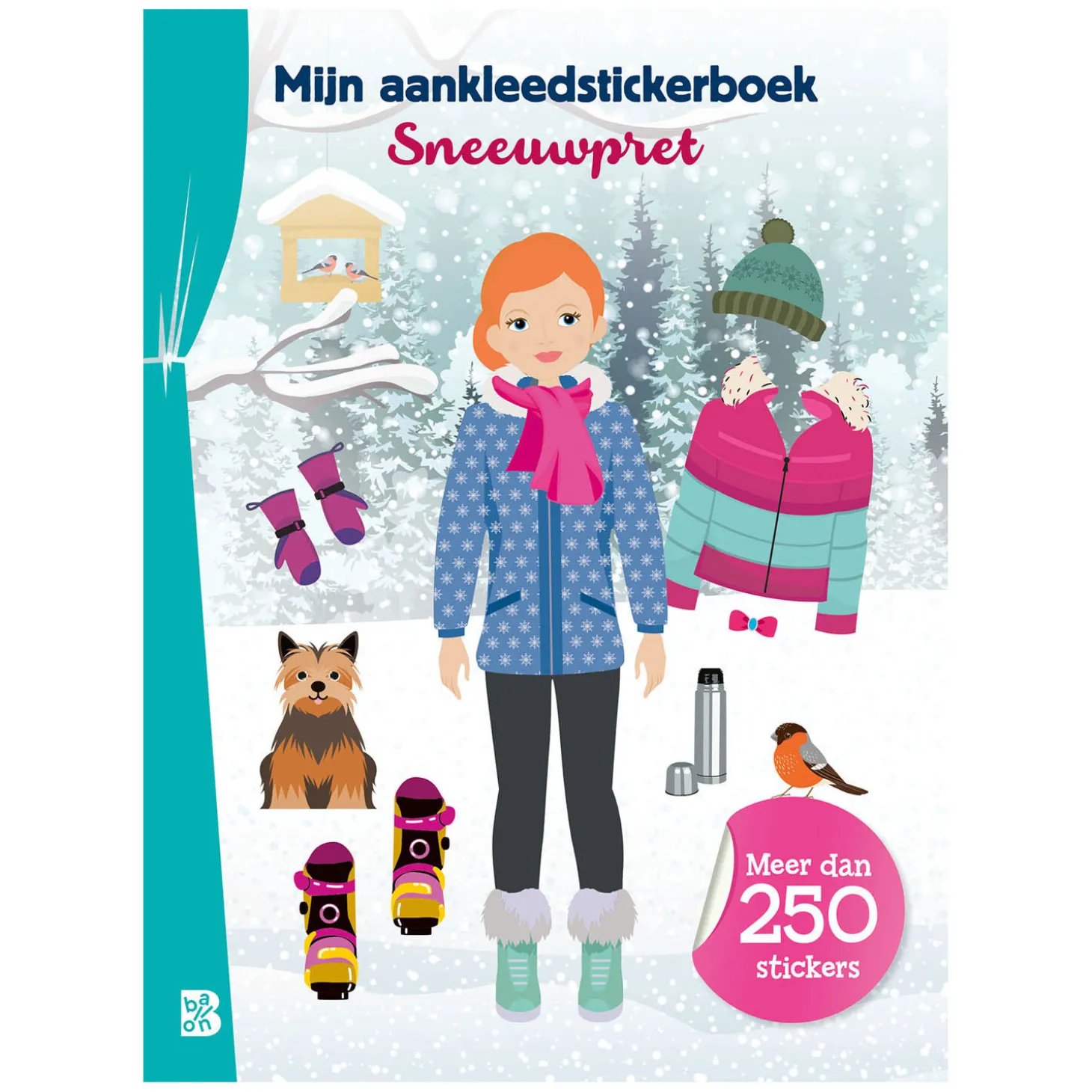 Mijn aankleedstickerboek - Sneeuwpret