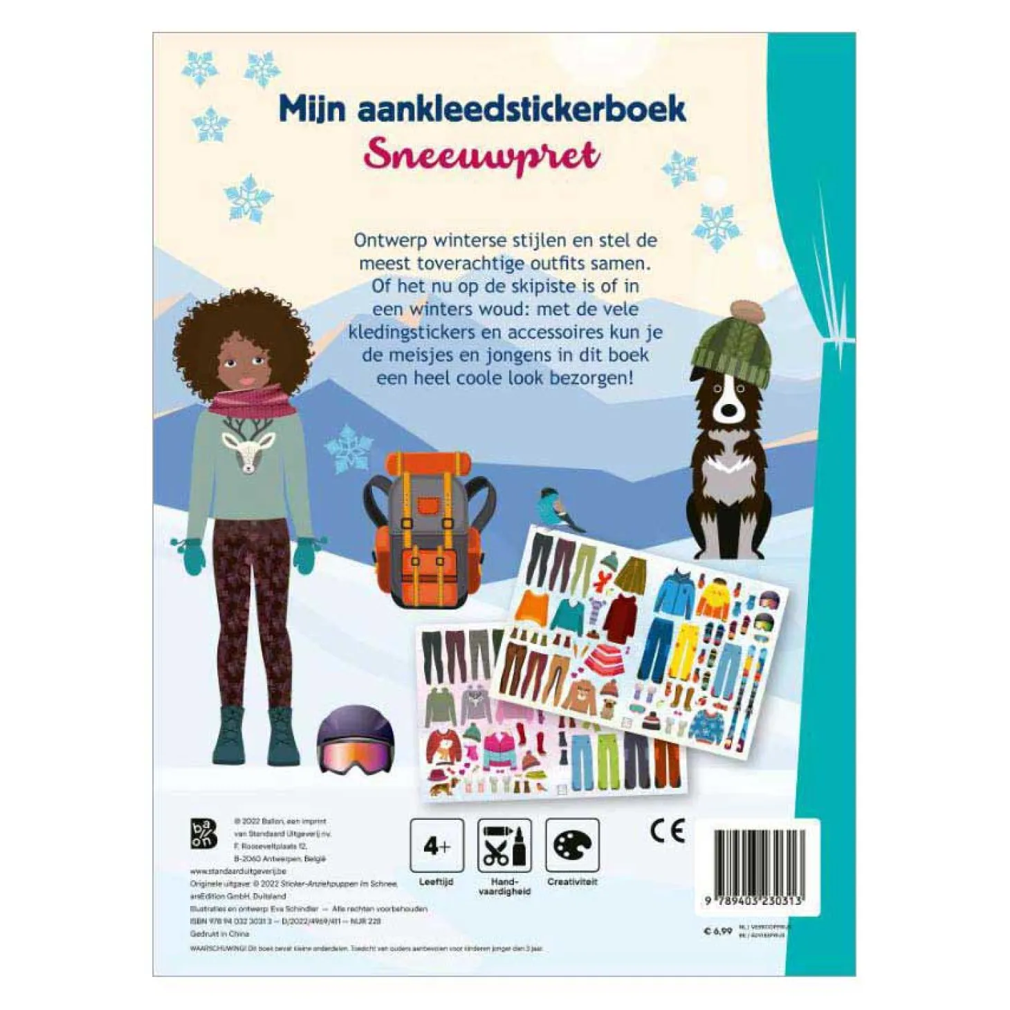 Mijn aankleedstickerboek - Sneeuwpret