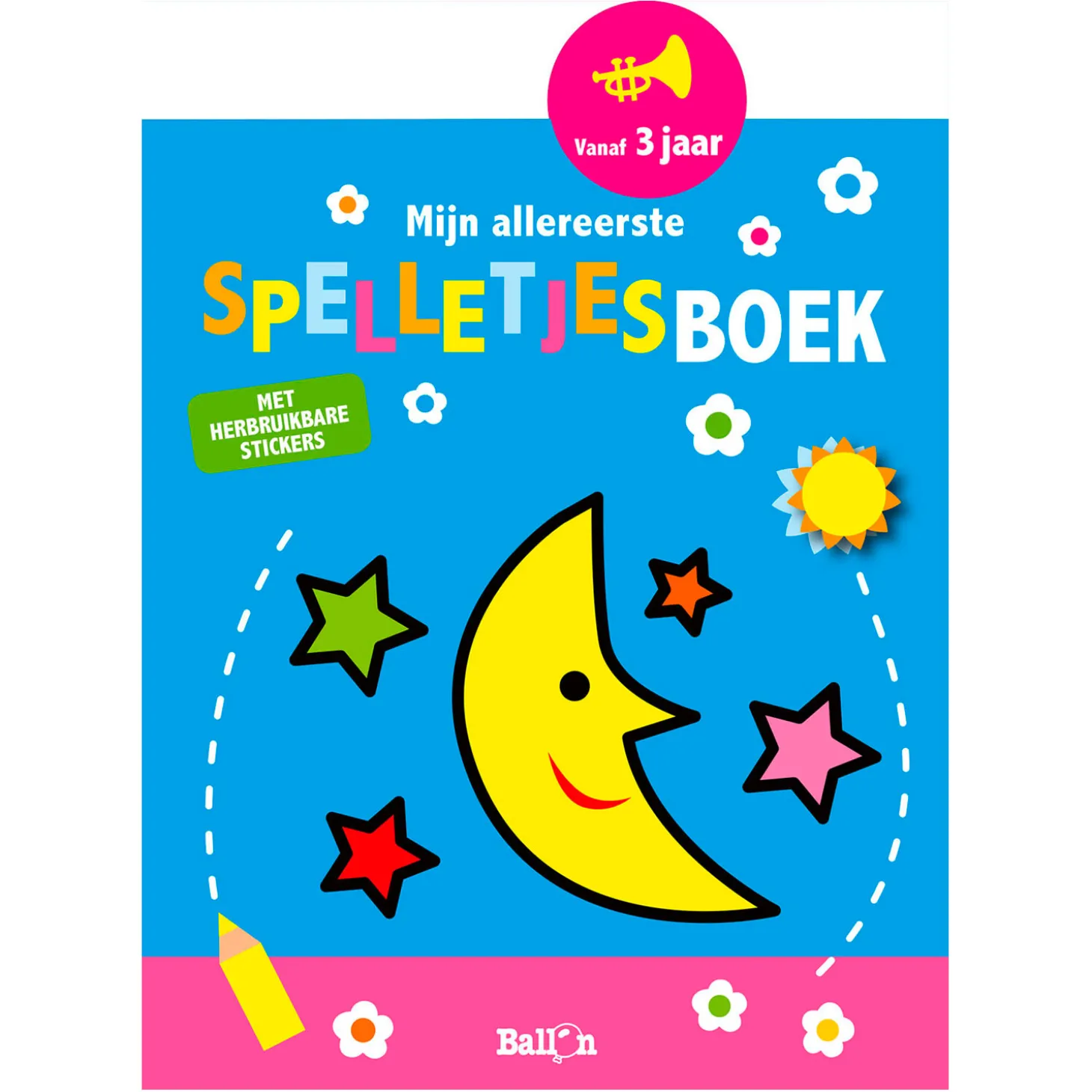 Mijn Allereerste Spelletjesboek met Herbruikbare Stickers