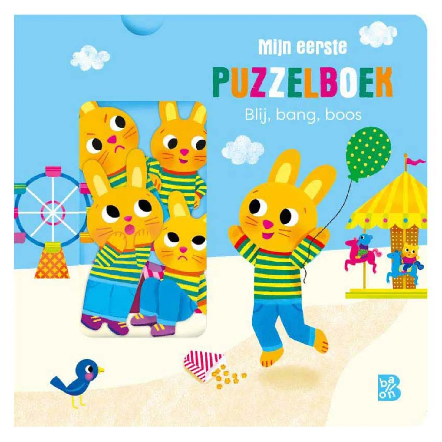 Mijn Eerste Puzzelboek - Blij, Bang, Boos 6m+