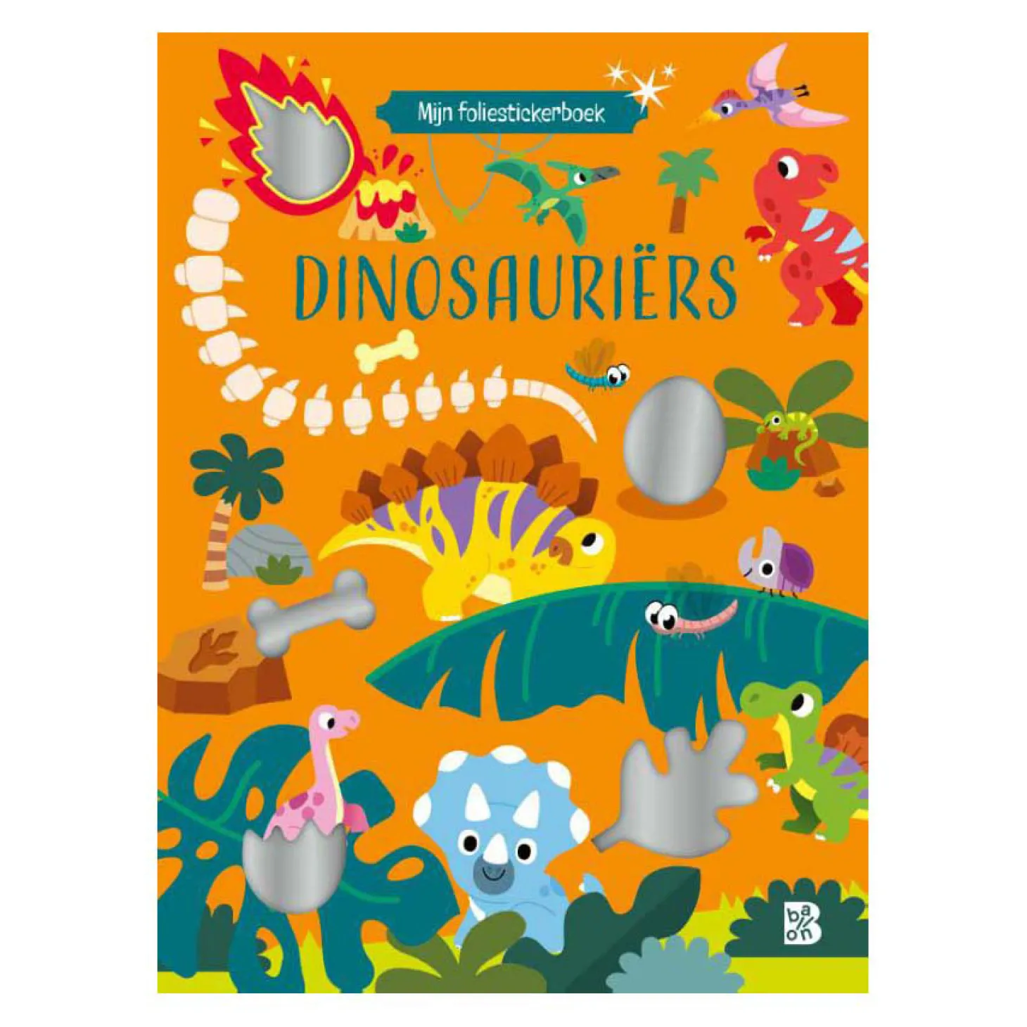 Mijn Foliestickerboek Dinosauriers