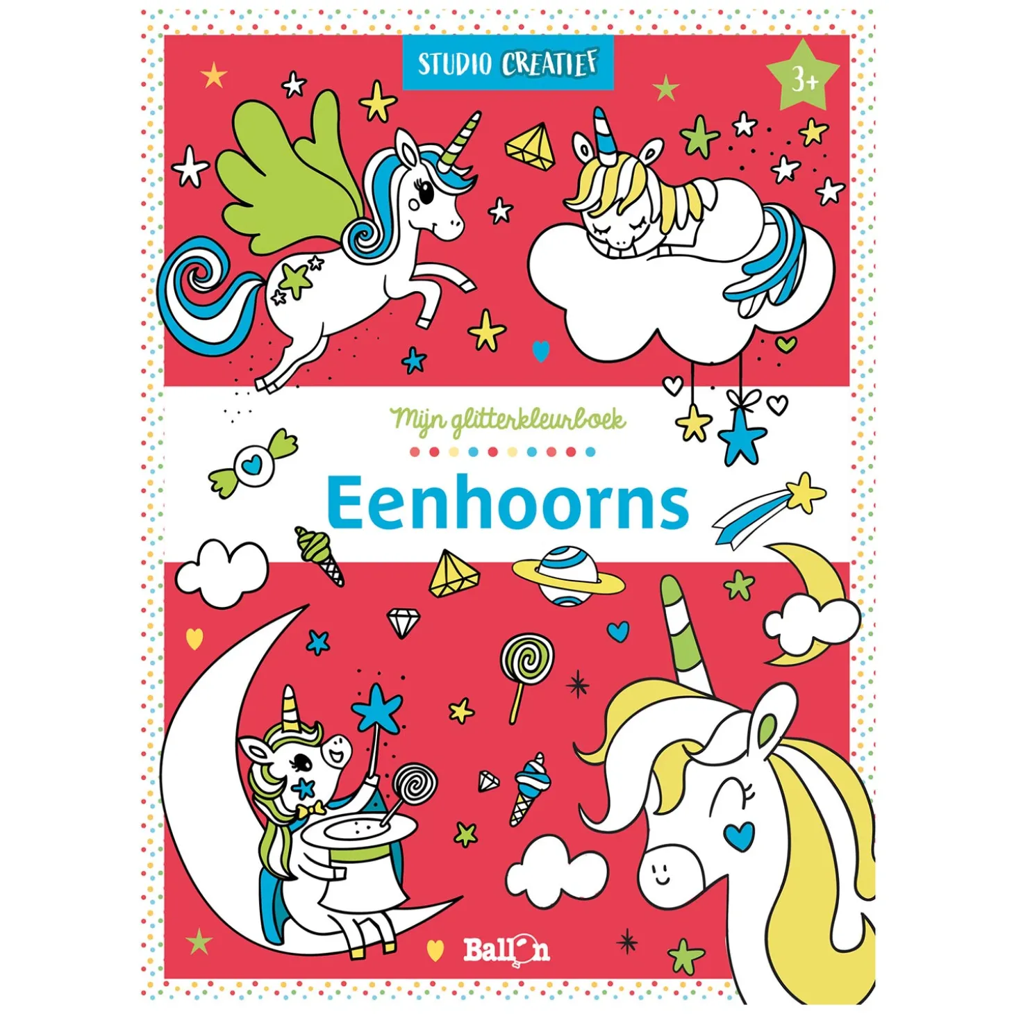Mijn Glitterstickerboek - Eenhoorns