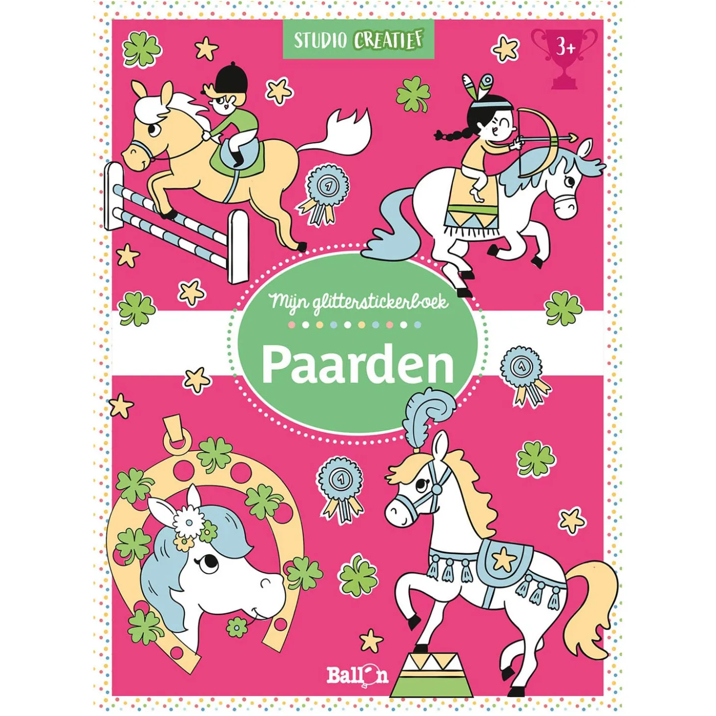 Mijn Glitterstickerboek - Paarden