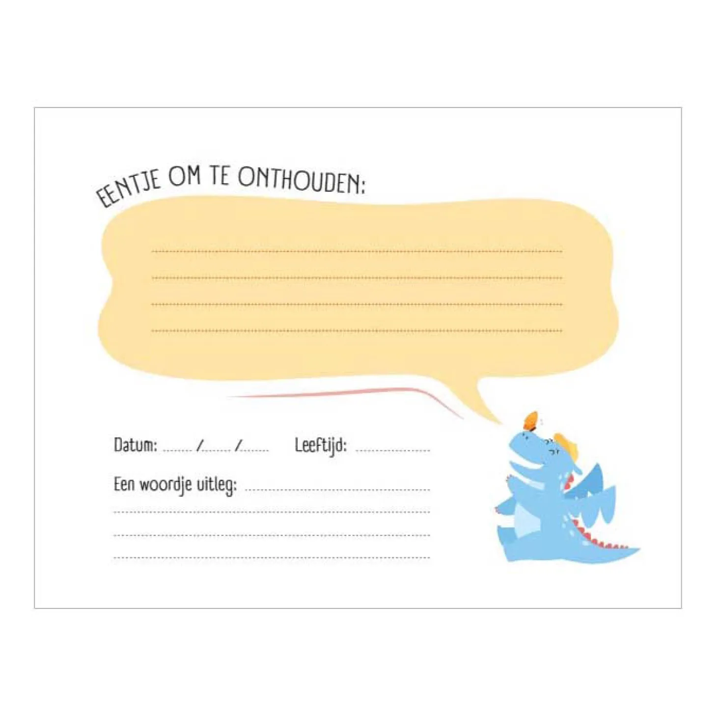 Mijn Leukste Uitspraken Boek (Groen)