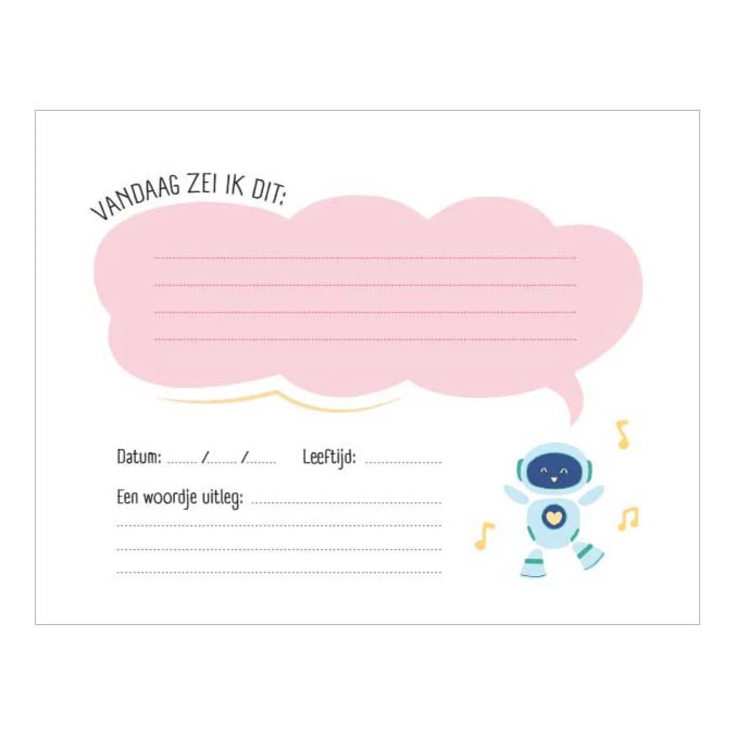 Mijn Leukste Uitspraken Boek (Groen)