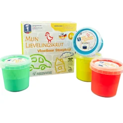 Mijn Lievelingskrijt - Vloeibaar Stoepkrijt, 4x100gr.