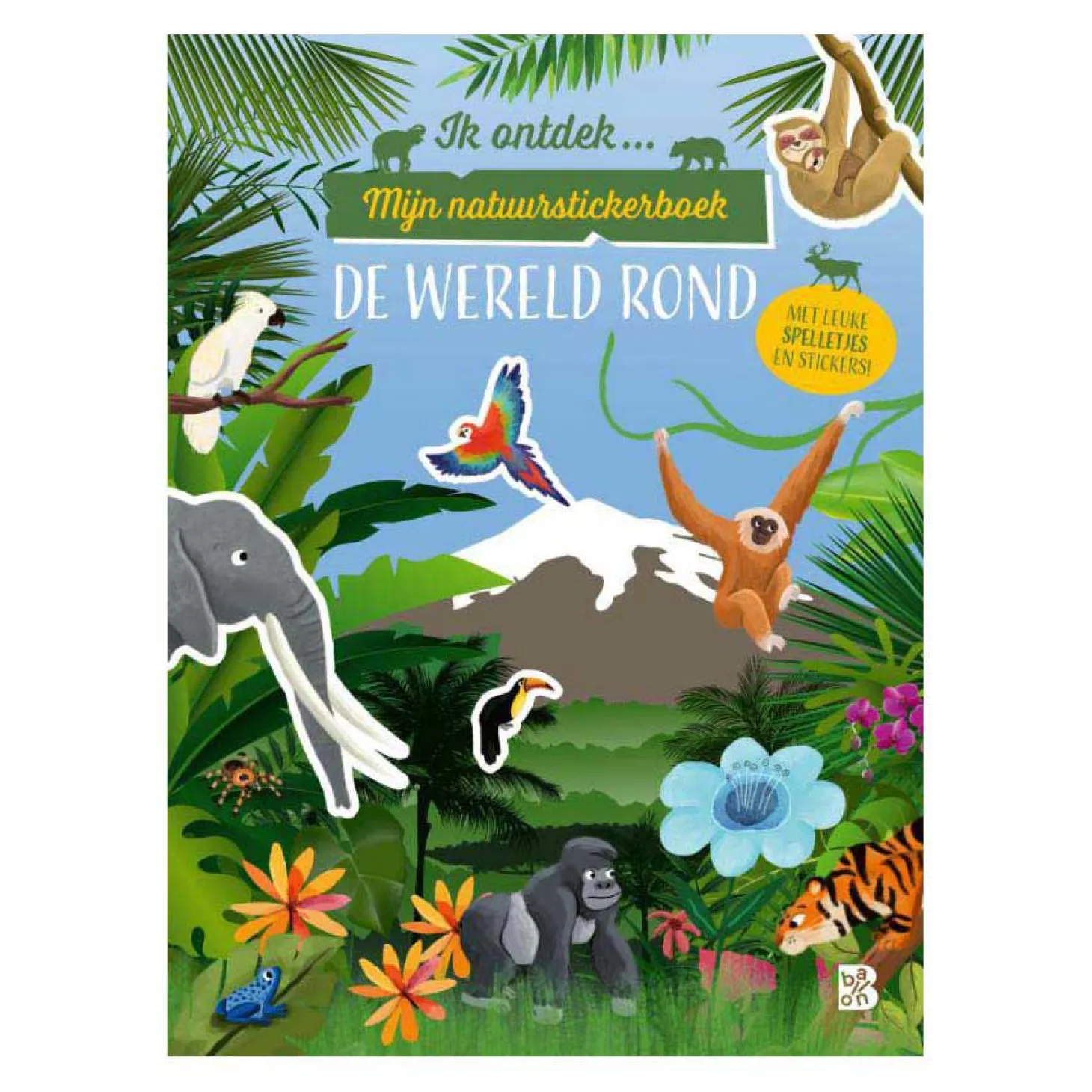 Mijn Natuurstickerboek - De Wereld Rond