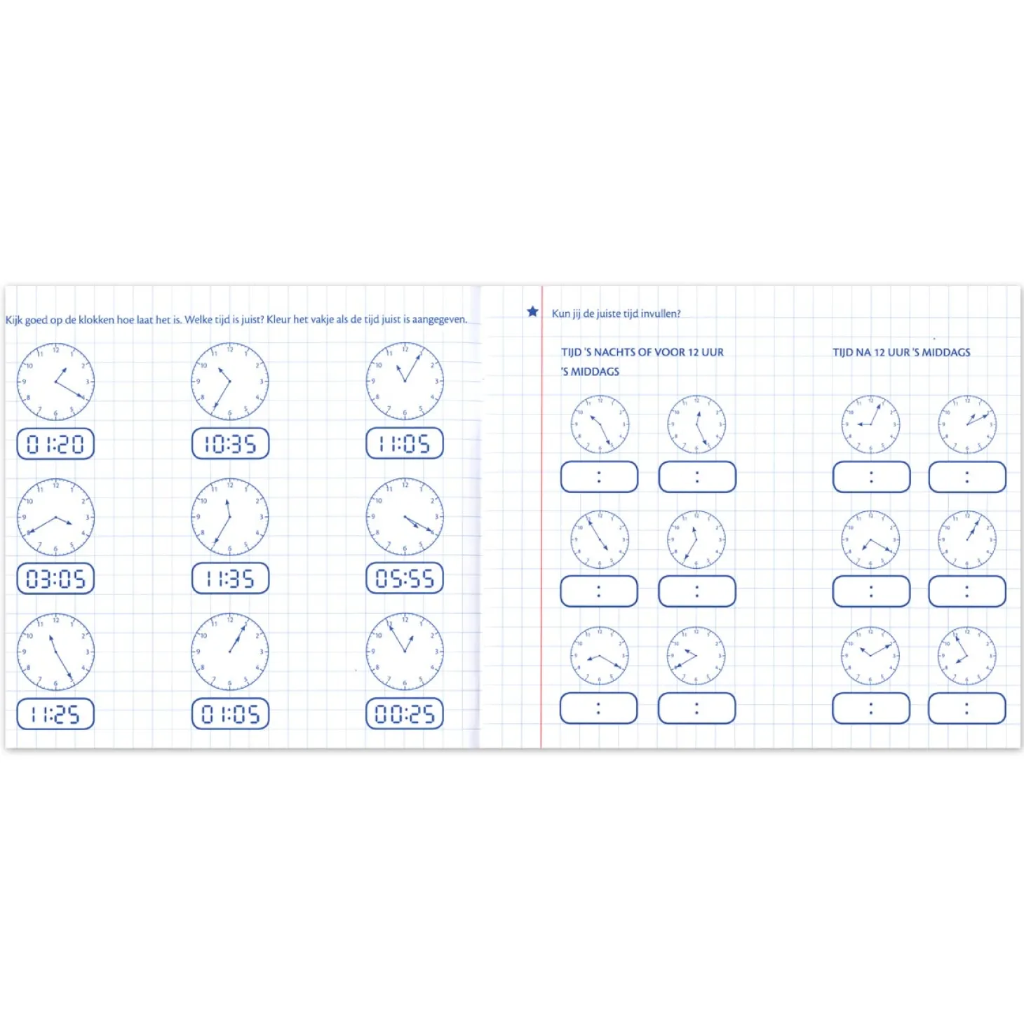 Mijn oefenschrift De Klok 9-11 jaar