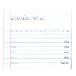 Mijn oefenschrift Schrijven (voor linkshandigen)