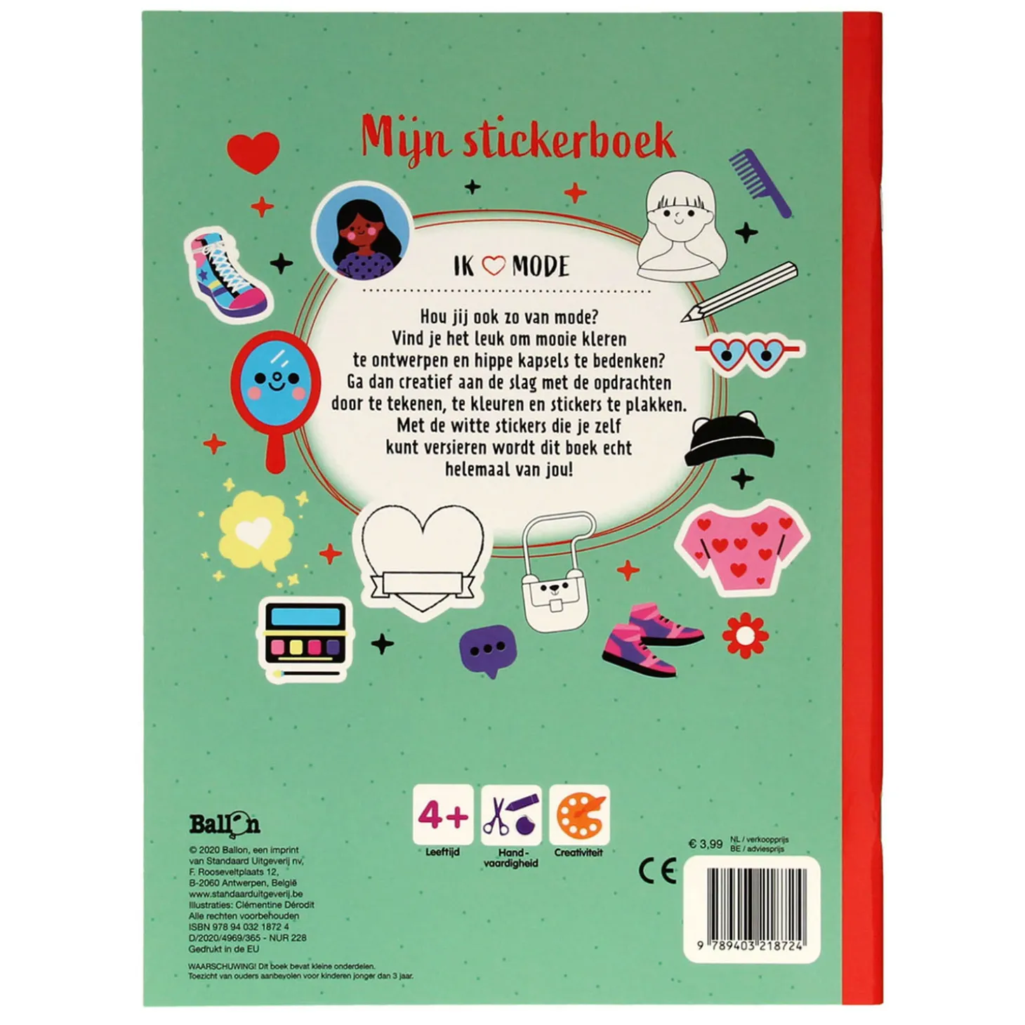 Mijn Sticker- en Activiteitenboek I Love Mode