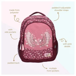 Milky Kiss Rugzak Wild Bliss Bloemen, 3-vaks