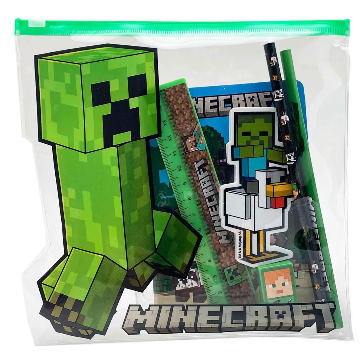 Minecraft Shaped Etui Gevuld