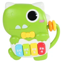 Mini Club Dierenpiano Dino met Licht en Geluid, 15cm