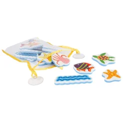 Mini Club Foam Bad Plakfiguren Zeedieren, 16dlg.