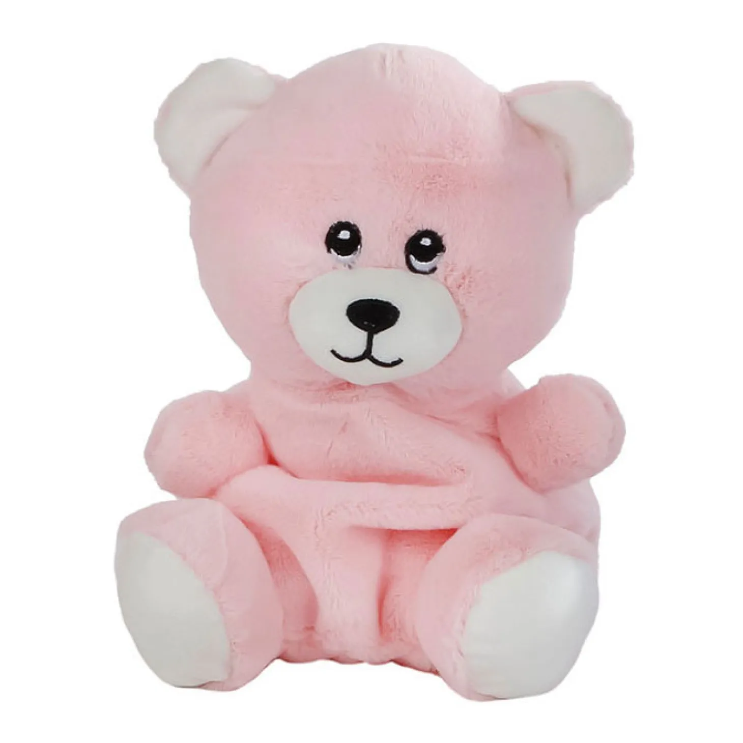 Mini Club Knuffel Beer Pluche - Roze, 20cm