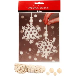 Mini Creative Kit Macrame Sneeuwvlok