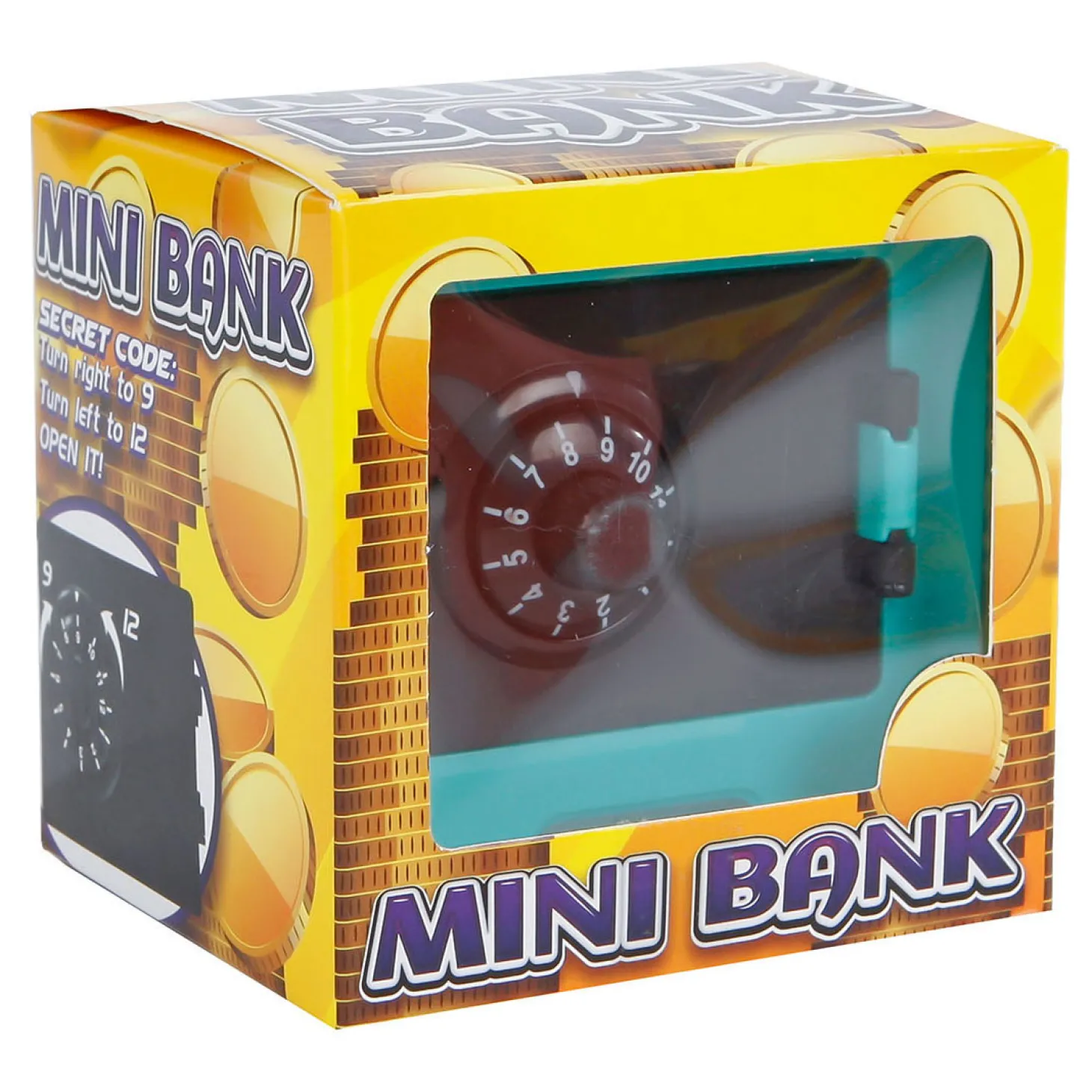 Mini Geldkluis met Geheime Code, 9cm