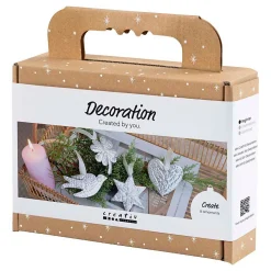 Mini Hobbyset Decoratie Kerstdecoratie Silver Metal