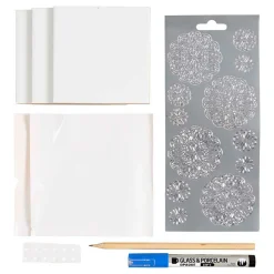 Mini Hobbyset Decoratie Porseleinen Onderzetters Blauw