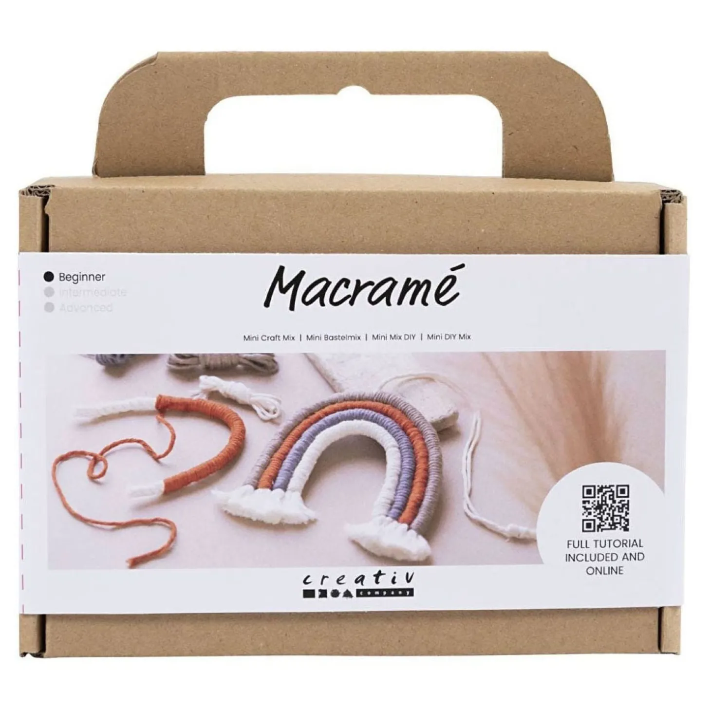Mini Hobbyset Macrame Regenboog